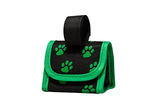 Five Star Pet Paw Print Dispenser & Pet Clean Up Bags, Green