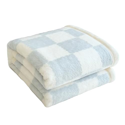 ブランケット とろとろケット 毛布 シングル ふわとろ 厚手 掛け布団 軽い 大判 おしゃれ 冬用 軽量 四季適用 肌掛け布団 冷房対策 洗える もこもこ毛布 柔らかく肌触 暖かい 静電気防止 吸湿速乾 あったか マイクロファイバー 水色 120*200c