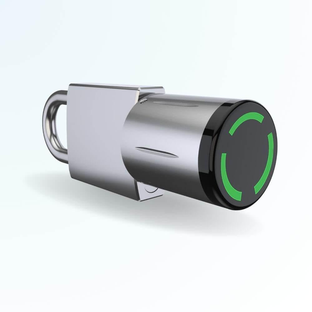 LOCKY-13 Cadenas connecté étanche à Badges RFID, App, Bluetooth
