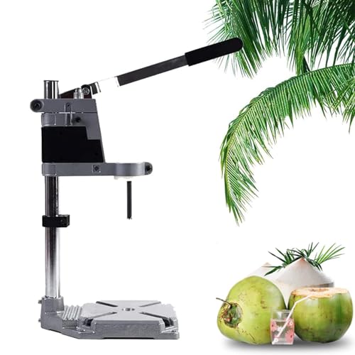 Abridor manual de coco resistente con bandeja inferior para fruterías 8