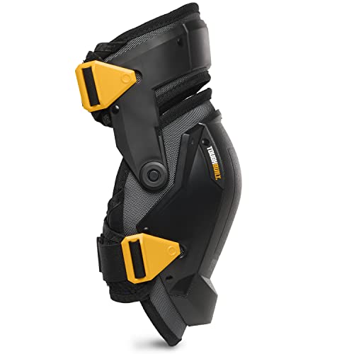 ToughBuilt - Heavy Duty Foam Thigh Support Stabilization Knee Pads - Comfortable, Adjustable, Ultimate Stability - (TB-KP-3), black