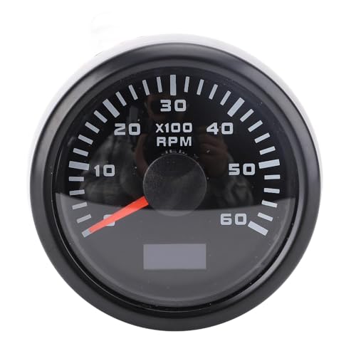 Tacómetro de 52mm y 6000RPM ideal para travesías en barco y rutas largas en caravana RV