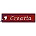 Produktbild FanShirts4u Schlüsselanhänger aus Filz - Kroatien/Hrvatska - WM - Nation (Croatia/rot)