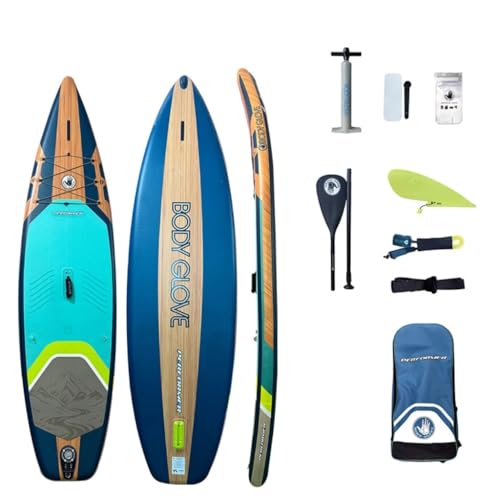 [ITACHENG] SUPボード サップボードインフレータブル パドルボード 長335cm 幅90cm 厚15cm 滑り止め 安定性 インフレータブル サップボード サーフィン 初心者 Sup パドル長さ調節可能 収納バッグ付き 釣り ヨガ 海と湖に適用 (ブルー/335x90x15cm)（Amazon）