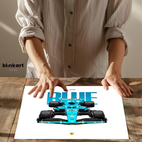 Image of BLINKART Scuderia Ferrari SF-23Car Posters Sticker Gift Items for Boys Room Wall Decor || Comes with Double-Sided Tape|| Decoration Bedroom Living Room Office Studio Decor | 12x18 In (A3) - CAR-256
