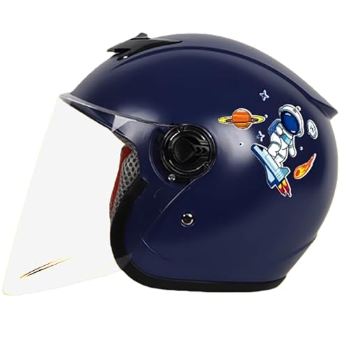 Casco Infantil, Casco para Bicicleta Y Monopatín, Casco Abierto para Niños Y Niñas De 5 A 13 Años, Homologado ECE 2205 B,(48-53CM)