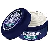 Luxury Shaving Cream Clary Sage Scent - Soft, Smooth & Silky Shaving Soap - Rich Lather for the Smoothest Shave - 5.3oz