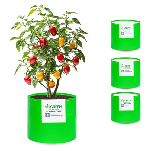 Image of HDPE Grow Bags 18X18 Inch (Pack of 4) | 260 GSM Plant Grow Bags UV-Protected Garden Bag | Growbags for Plants Terrace Gardening | Heavy Duty Plant Bag