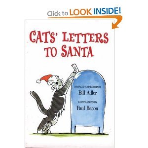 Hardcover Cats' Letters to Santa Book