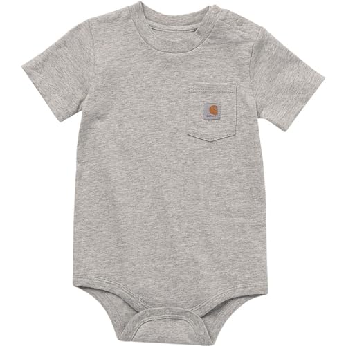 Image of Carhartt Kid's CA5004 Short-Sleeve Pocket Bodysuit