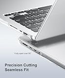 GPXIIZ Slim Fit for MacBook Pro 14 inch Case M5 M4 M3 M2 M1 Pro/Max Ultra-Thin Protective Cover 2025-2021 A3434 A3112 A3185 A3401 A2918 A2992 A2779 A2442, Lightweight Hard Shell 14.2", Transparent - Image 6