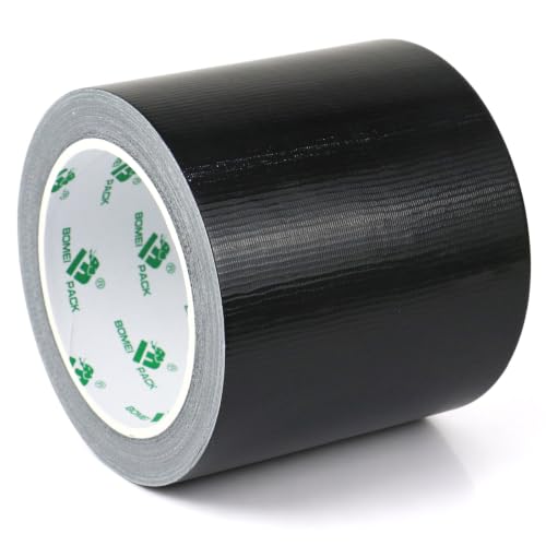 Image of BOMEI PACK 1Pack 4inch Duct Tape Heavy Duty Waterproof Black 9Mil 20Yds