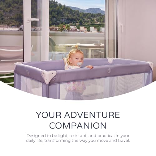 Miniatura 2 de Innovaciones Ms - Cuna De Viaje 120 X 60 Cm, Bebe, Incluido Colchóncito Y Bolsa De Transporte, De 0 Meses Hasta 15 Kg, Plegado Y Montaje Fácil. Es Ligera Y Estable