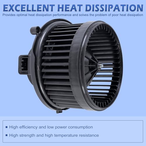 Image of AC Heater Blower Motor Assembly with Fan Cage 700211 15781505 Compatible with 2006-2017 Chevy Equinox Compatible with 2012-2015 Captiva Sport Compatible with 2010-2017 GMC Terrain