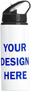 PrintingZone Customized Water Bottle for Kids Boys Girls Aluminium 600Ml Pani Ki Bottle Personlize Sipper Pack of 1(CWB-07) Price In India