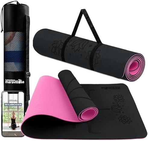 LA MENTE ES MARAVILLOSA - Esterilla de Yoga, Pilates y Fitness【E-...