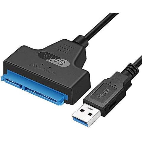 USB 3.0 to 2.5 Inch SATA III Hard Drive Adapter Cable - External Converter for SSD/HDD Data Transfer Cover