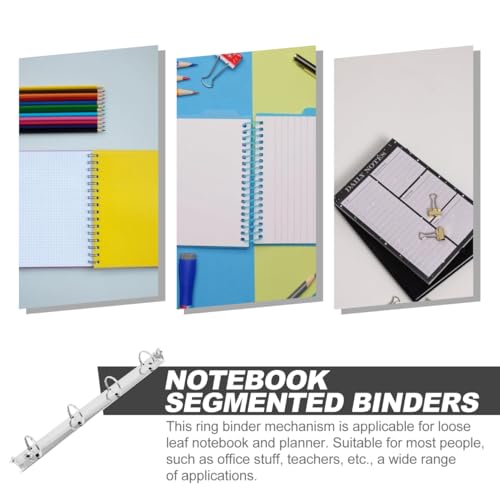 Lurrose 3stücke Ringbinder Mechanismus Für Lose Langlebige Binder Clips Für Notizbücher Und Planer Geeignet Für Bürobedarf Und Schulprojekte