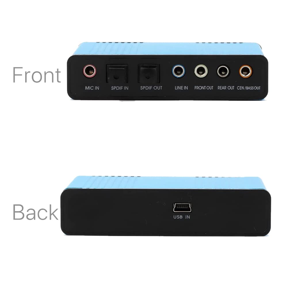 Scheda Audio Esterna USB 6 Canali 5.1 - Ottico S/PDIF Per PC Windows E Mac - Foto 13