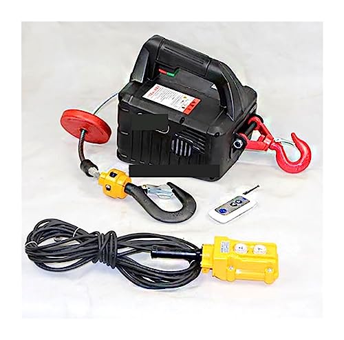 Winche eléctrico portátil 500KG con cable de acero 7.6M miniatura 2