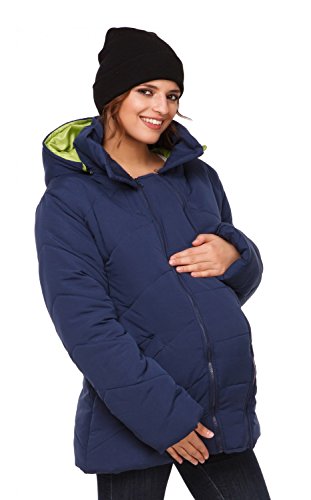 Chaqueta guateada con capucha premamá
