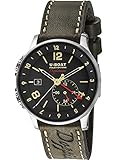 Braun Leder uhrenarmband U-boat doppiotempo Herren Uhr analog Quarzwerk mit Leder Armband 8400/A