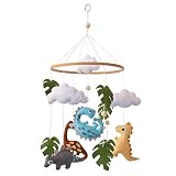 Nicepoch Dinosaur Baby Crib Mobile for Baby Boys & Girls - Dinosaur Jurassic Theme Nursery Mobiles f