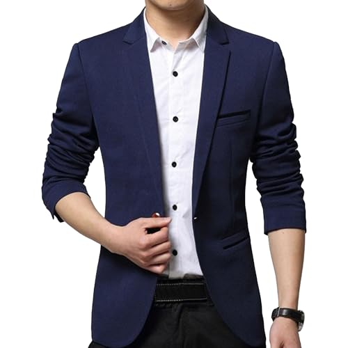 Veste de costume légère homme coupe ajustée mariage bureau sport