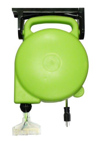 Woods E316 Ext Reel, 45-Foot Cord, Green, Ft