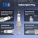 ENA Set of 6 Iridium Platinum Spark Plug Compatible with BMW 135i 135is 228i 320i 328i 335i 428i 435i 528i 535i 550i 640i 650i 740i 750i 2.0L 3.0L 4.4L L4 L6 V8 Replacement for 97506 SILZKBR8D8S