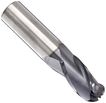 N46412 Carbide Square Nose End Mill, Metric, AlTiN Finish