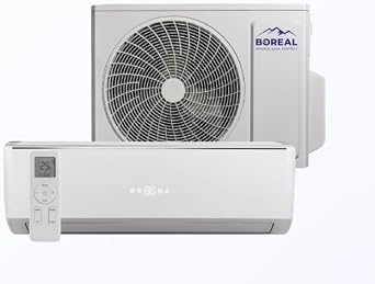 BOREAL R32 Kula Mini Split Air Conditioner, 12000 BTU, 24 SEER2, 115V, Single Zone Ductless System + 16ft Lineset