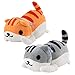 Xin Yao Store Juguete De Peluche 2 Piezas 2 Estilos Neko Atsume Juguetes De Peluche Gris Naranja Gato Gatito Animal Muñecos De Peluche Suaves
