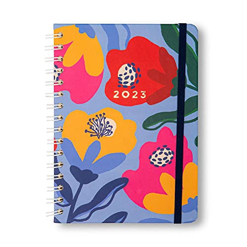 Cicero Agenda Planner Wire-o 2023 Pólen Semanal Notas A5 Tulipas, Modelo: 0210, Cor: Colorido