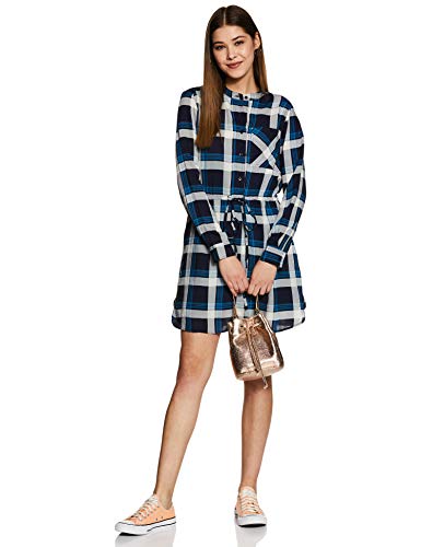 Image of Harpa Women's Viscose A-Line Above The Knee Casual Dress Pack of 1