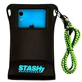 Stash7 Waterpocket Premium Waterproof Phone Pouch | The Only Adventure Grade Phone Case for iPhone 12, 12 Pro Max, 7, 7 Plus, 8, 8 Plus, XS, XS Max, XR, 11, 11 Pro Max, Galaxy S9+, S10+