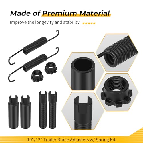 M MATI 10"/12" Trailer Brake Adjusters w/Spring Kit for Dexter for Redline for Al-ko for Hayes and Foreman 21035 21038 by M MATI - Used condition - Image 4