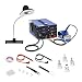 Produktbild Stamos Welding S-LS-22 Lötkolben Set Lötstation (3 in 1, 800 Watt, digital 4 LCD´s, regelbar, 200-500 °C löten, 100-480 °C Heißluft, inkl. Vergrößerungslampe und Zubehör) blau