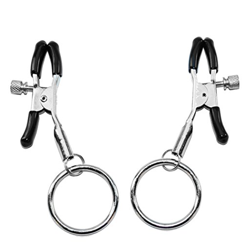 See-X 1021 Metall Brustwarzenklemmen mit Ringen