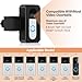 Upgrade Anti-Theft Video Doorbell Mount, Not Block Doorbell Motion Sensor, No-Drill Mounting Bracket for Apartment Renters Home Office Room, Not for Security Door (Doorbell Not Included)