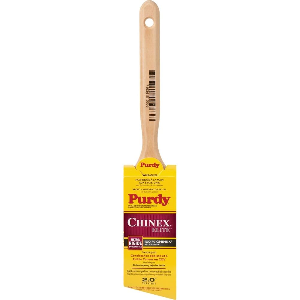 Purdy 144552920 Chinex Elite Glide Pinceau biseauté cannelé 5,1 cm