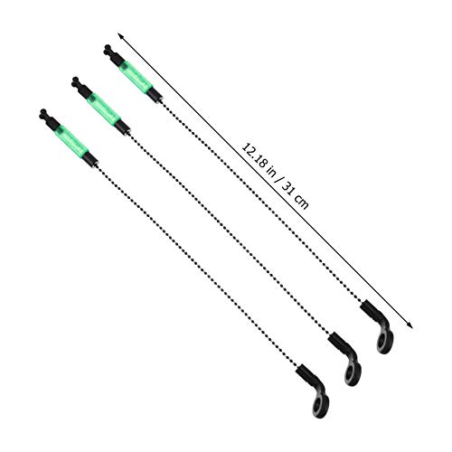 BESPORTBLE 3 stuks vissen beetindicator vissen spoel ijzer vissen swinger vissen alarm karperhengel draagbare spoel kleerhanger accessoires outdoor tackle spoelen kleerhanger alarmen groen - Image 6
