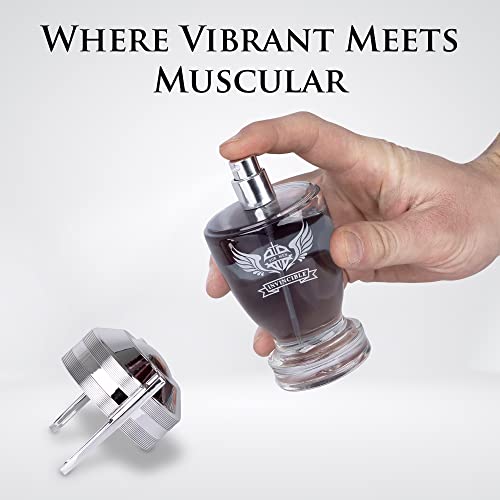 Novoglow Invincible, Eau De Parfum Spray For Men, Great Gift, Masculine Fragrance, Daytime And Casual Use, For All Skin Types, 3.4 Fl Oz With A Suede Pouch Included #TOP5