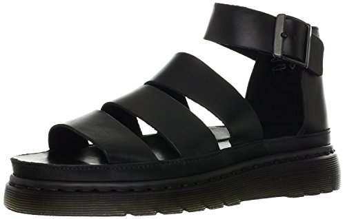 Dr. Martens Women's Clarissa Fisherman Sandal, black, 5 B UK (7 US)