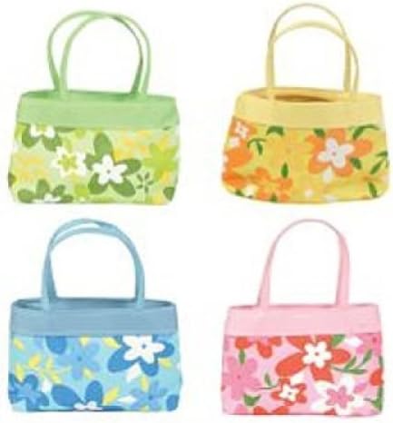 Rhode Island Novelty 8"X 5.5" Flower Print Hand Bag