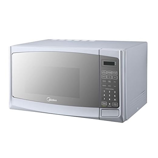 Horno de Microondas Midea 1.1 Pies Cúbicos (30L) Silver Puerta Espejo