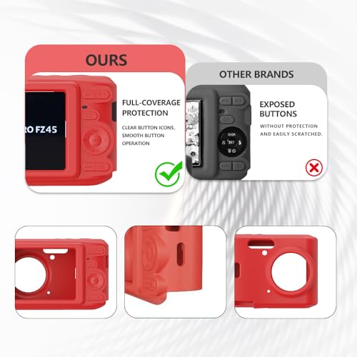 Funda protectora de silicona para cámara Kodak PIXPRO FZ45 miniatura 3