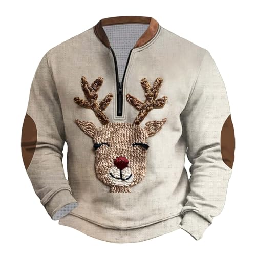 Sweat homme pull coton tricot chaud manches longues casual couleur unie A107