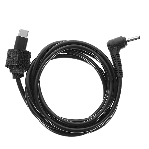 ibasenice USB C から Dc ケーブル ブラック Pvc Dc ケーブル コイル状 USB C ケーブル 充電 ケーブル 銅 ワイヤー
