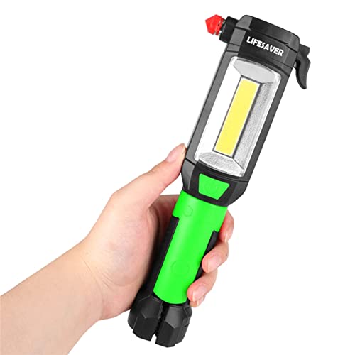 Alltrolite 9-In-1 Emergency Auto Tool With Flashlight - Car Safety Hammer, Emergency Escape Tool With Car Window Breaker And Seat Belt Cutter, Life Saving Survival Kit (Batteries Included) #TOP7